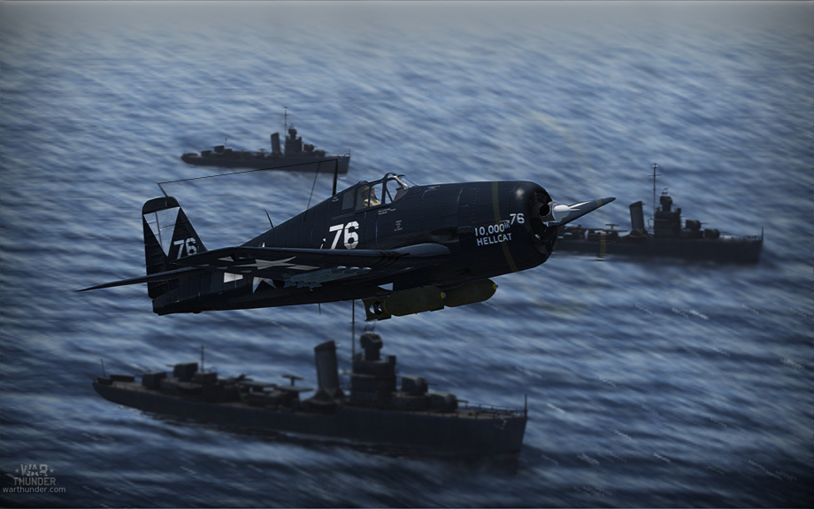 War Thunder F6f - HD Wallpaper 