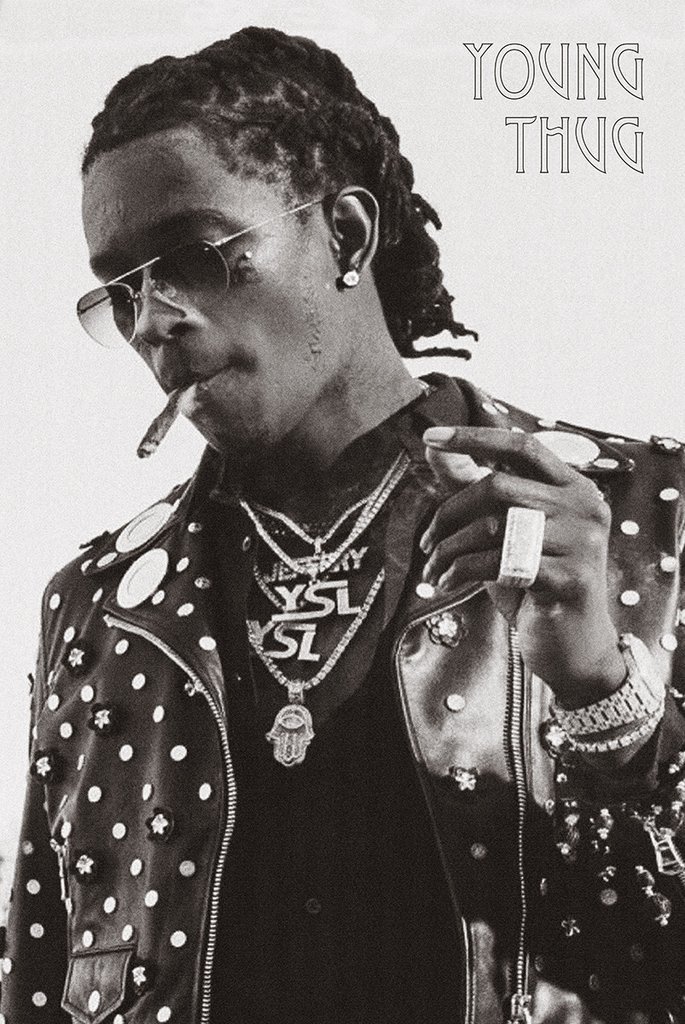 Young Thug Hairstyles - HD Wallpaper 