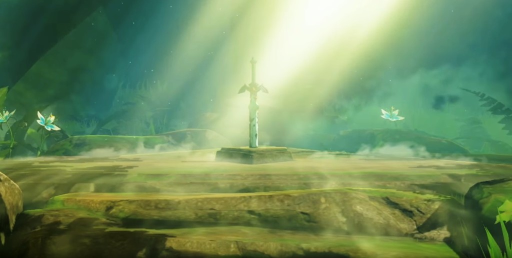 Breath Of The Wild Master Sword - HD Wallpaper 