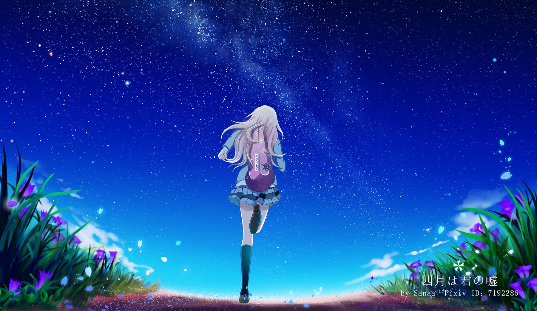 Your Lie In April Download Wallpaper - Kaori Wallpaper Your Lie In April - HD Wallpaper 