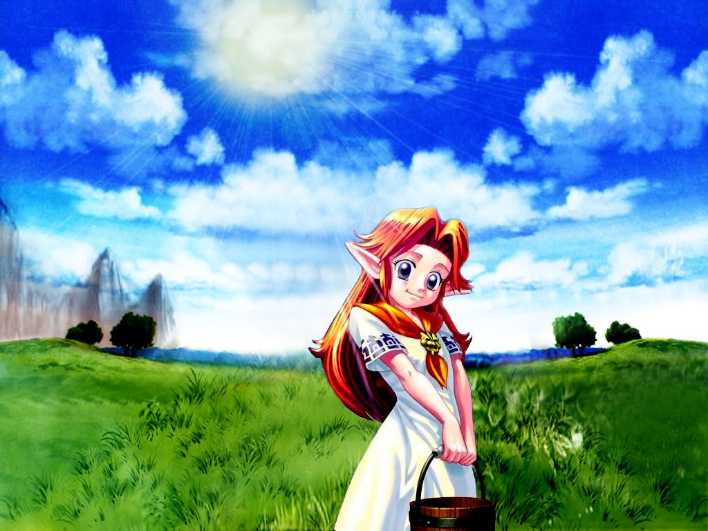 Nintendo, The Legend Of Zelda, Malon Wallpaper 
	style - Lon Lon Ranch Character - HD Wallpaper 