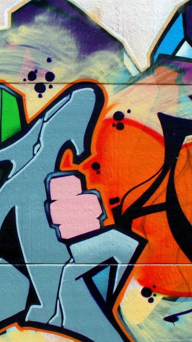 Graffiti Wallpaper Iphone 5s - HD Wallpaper 