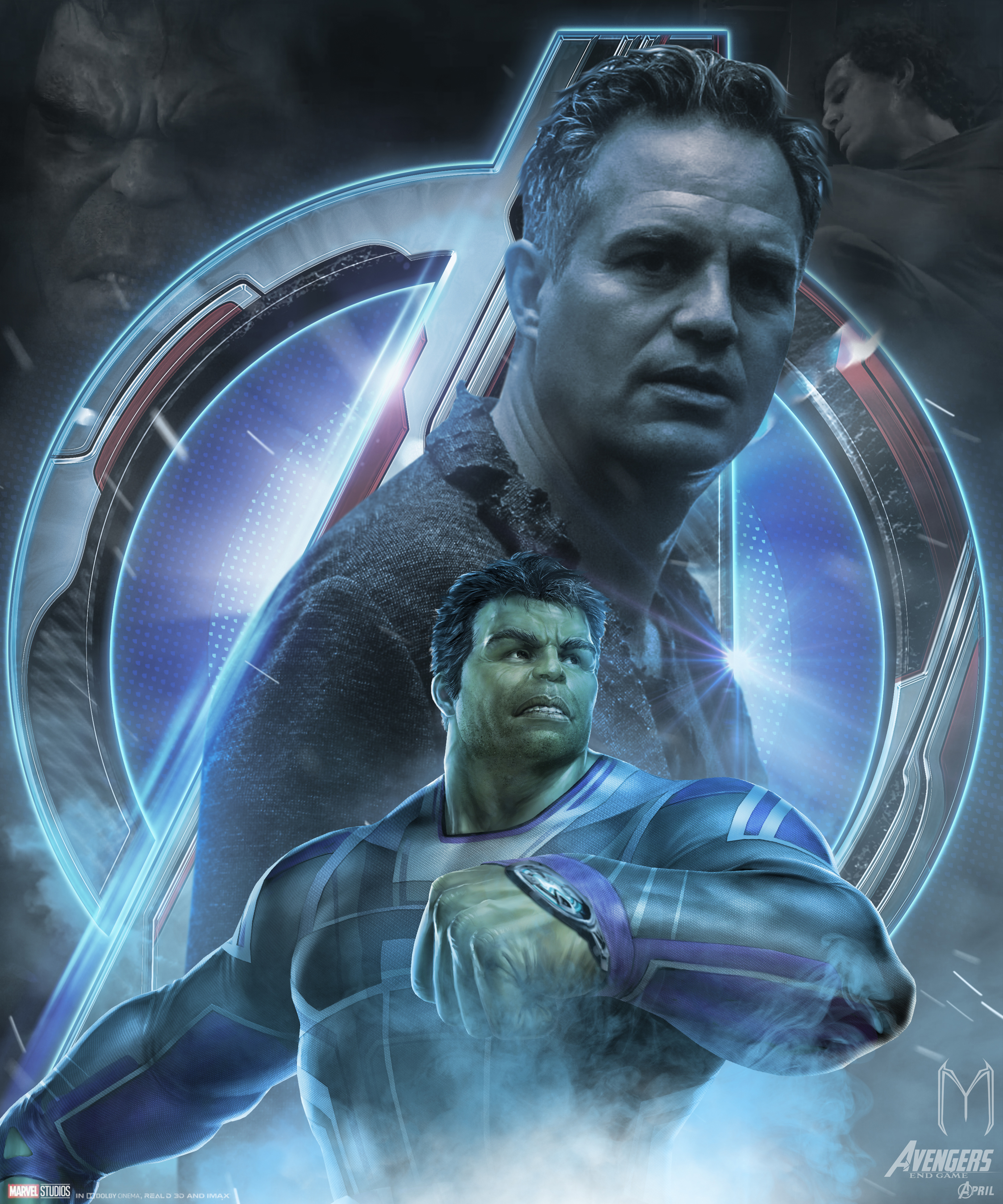 Avengers Endgame Hulk Poster - HD Wallpaper 
