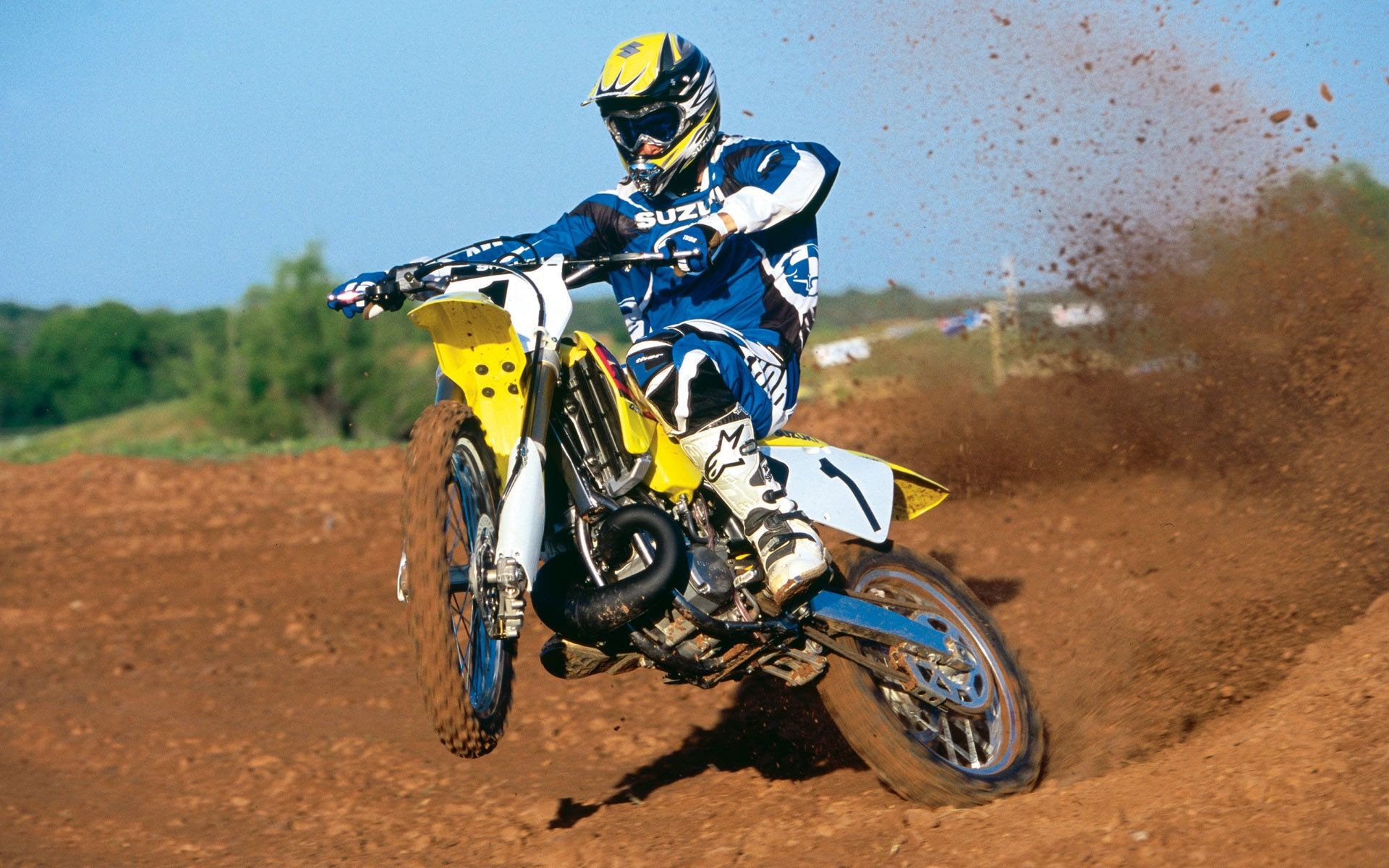 1920x1200, Motorcross - Suzuki Rm Z250 2014 - HD Wallpaper 