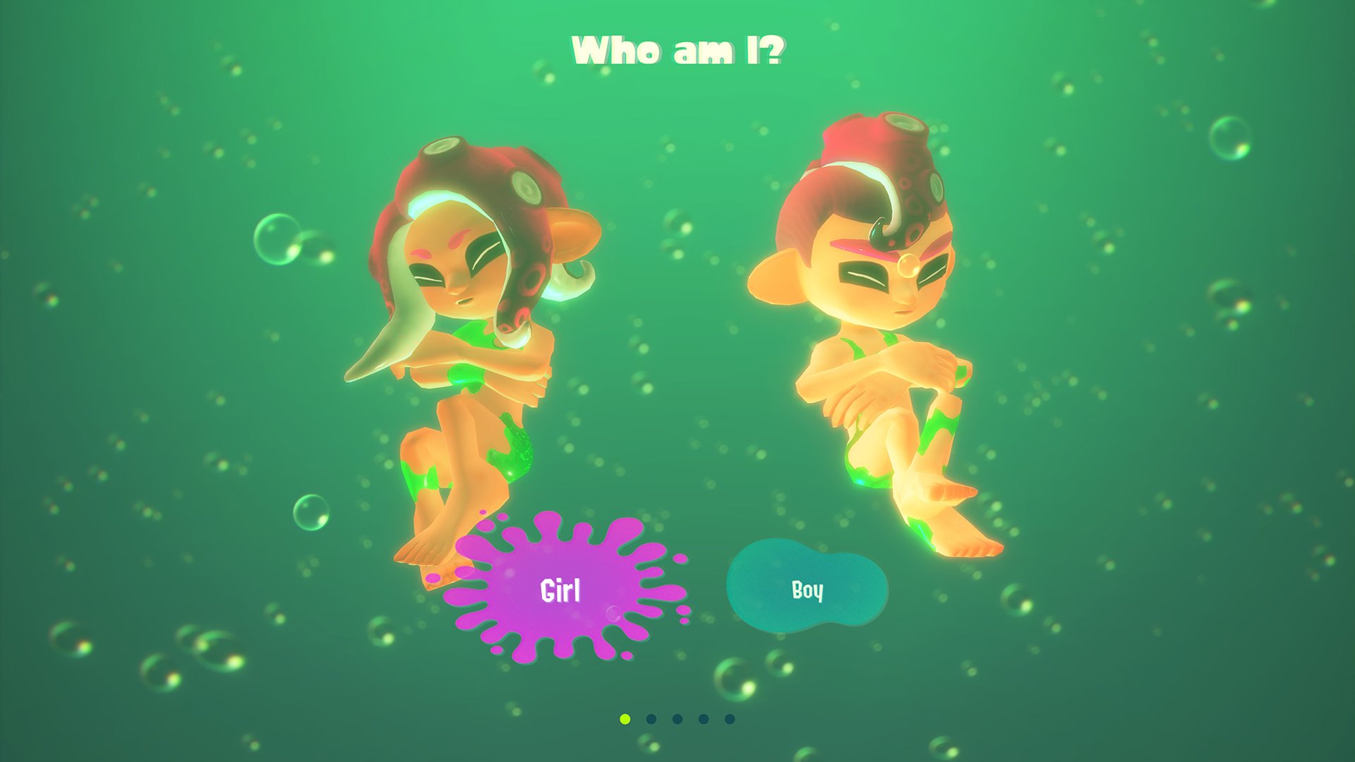 Who Am 1 Girl Bou Splatoon 2 Green Underwater Art Organism - Agent 8 Male Splatoon - HD Wallpaper 