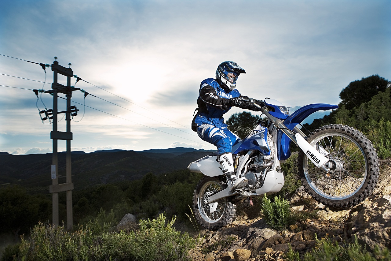 Yamaha Motocross - HD Wallpaper 