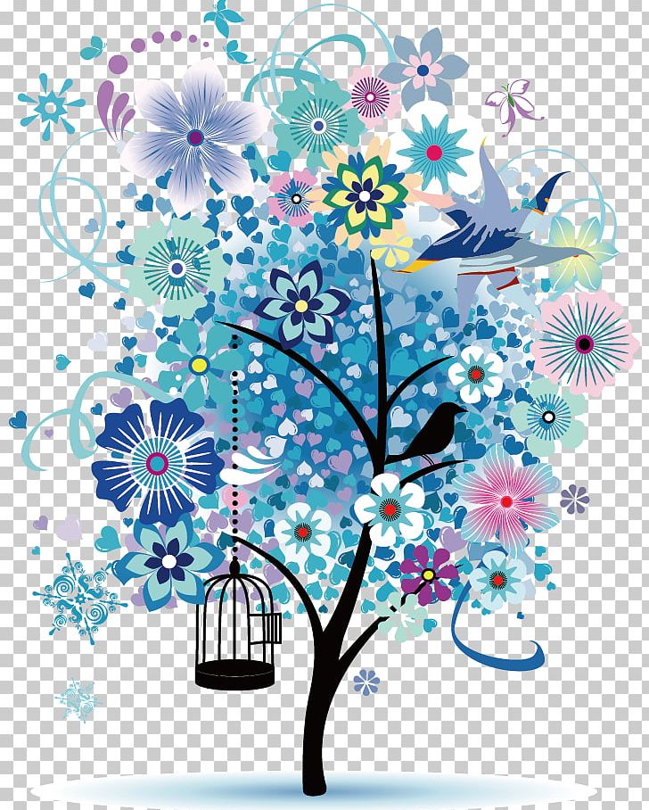 Samsung Galaxy Gio Huawei P9 Samsung Galaxy Trend 2 - Xiaomi Redmi 4a Flipový Obal Modry Jarni Strom - HD Wallpaper 