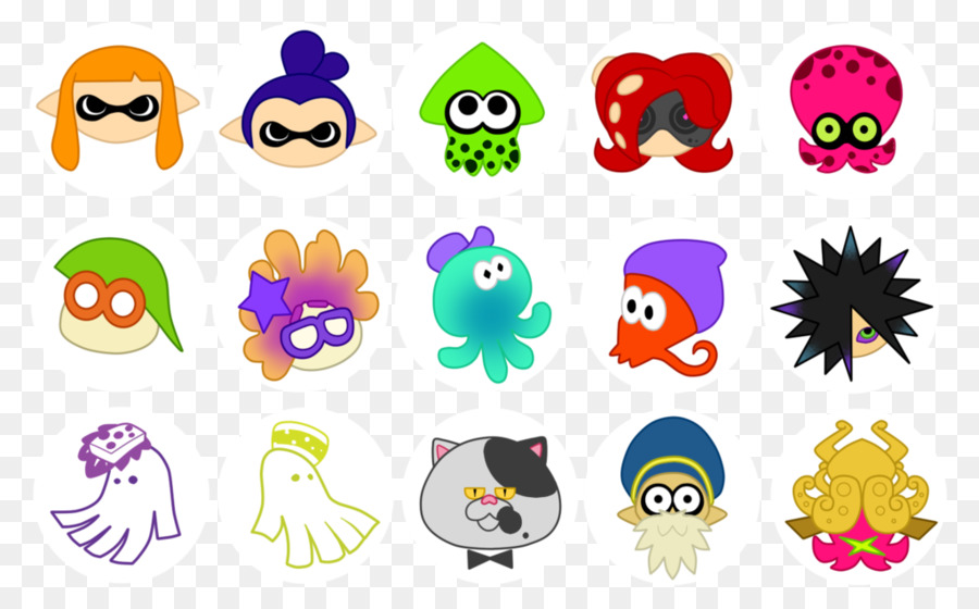 Splatoon 2 Icons Transparent - HD Wallpaper 