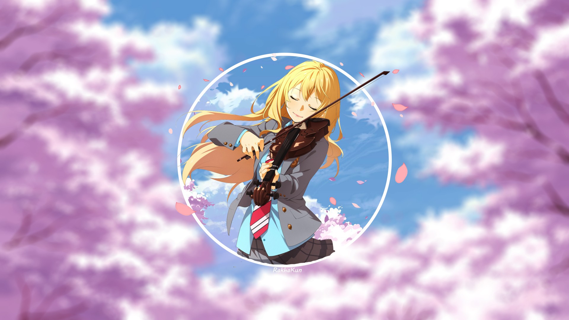 Cherry Blossom Wallpaper Anime - 1920x1080 Wallpaper - teahub.io