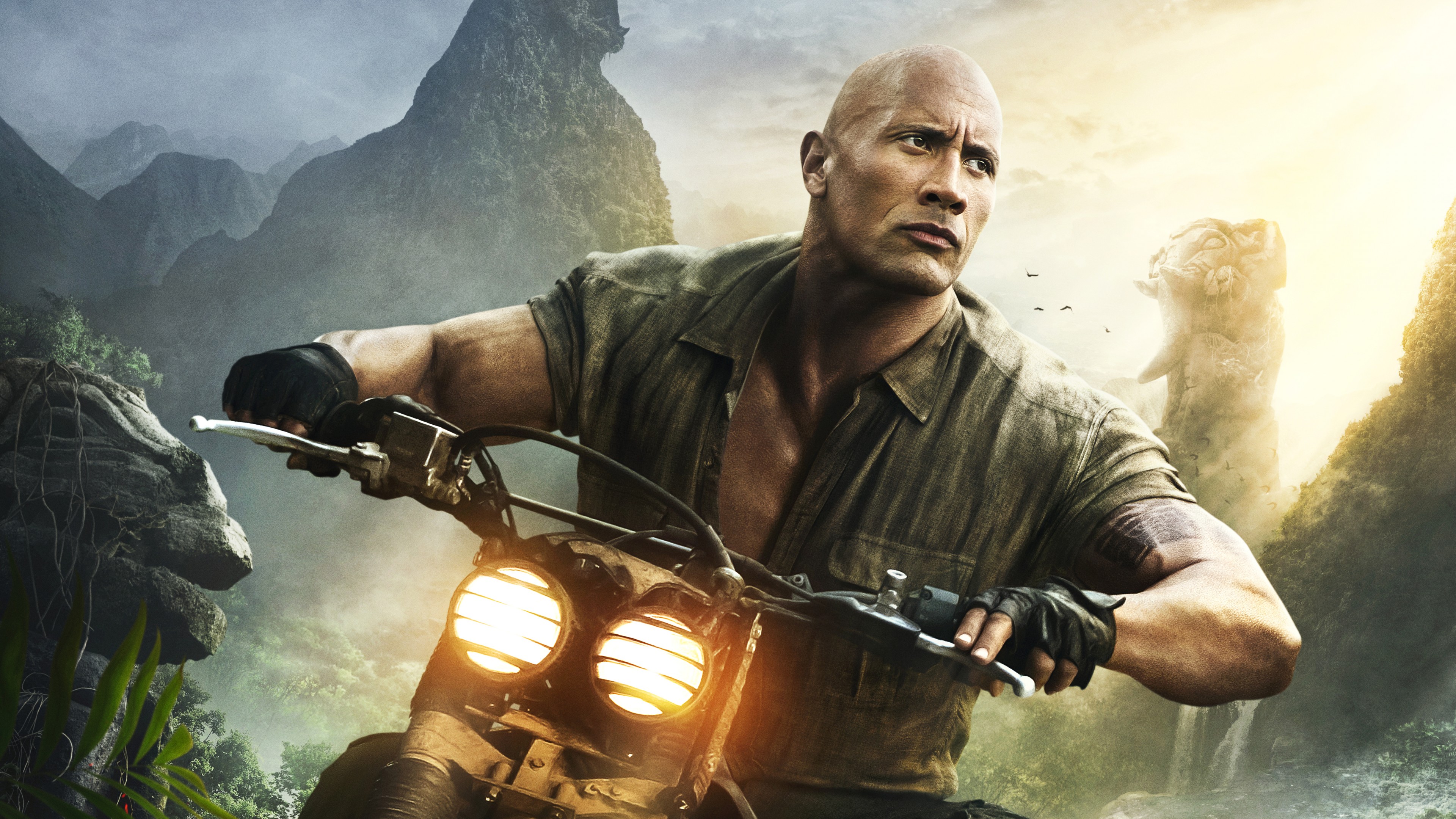Dwayne Johnson In Jumanji Welcome To The Jungle Hd - HD Wallpaper 