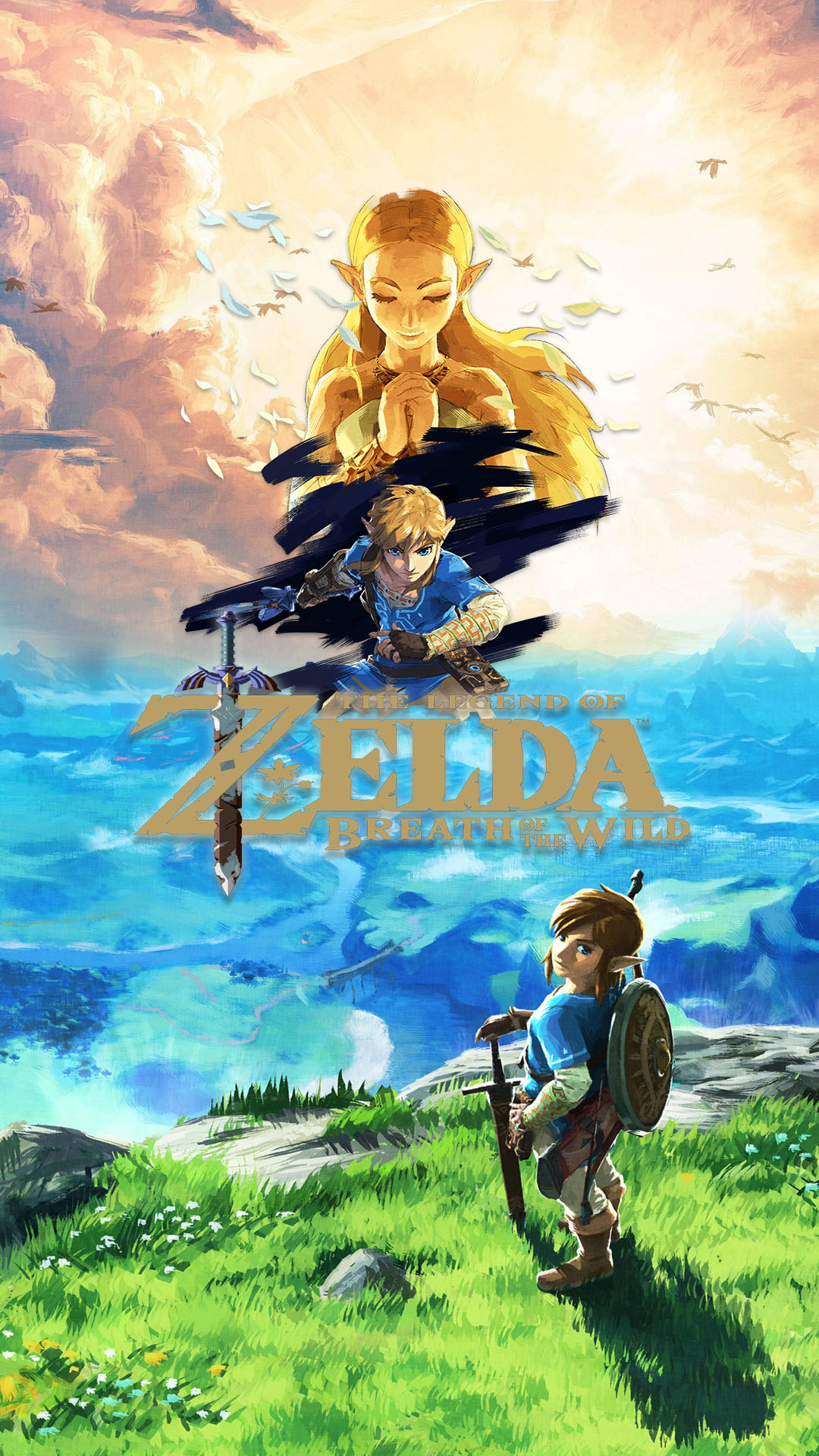 Zelda Phone Wallpaper » Picserio - Zelda Breath Of The Wild - HD Wallpaper 