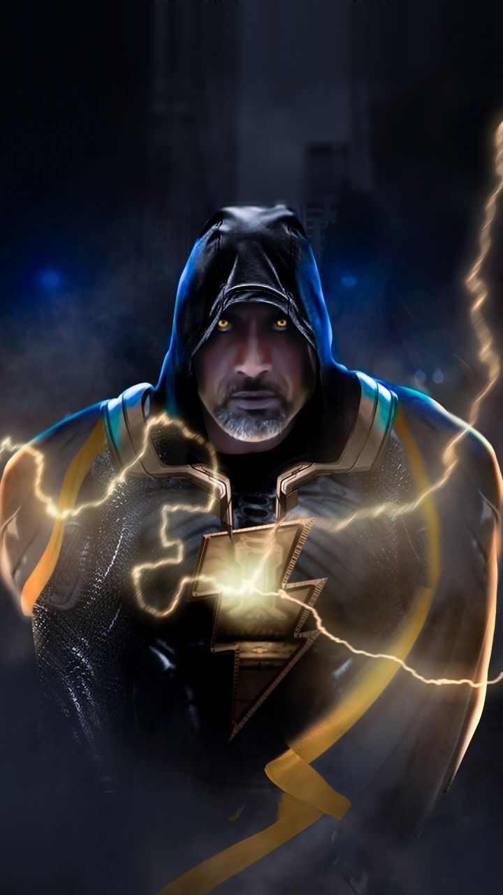 Wallpaper, Johnson, Fearsome, Dwayne, Black, Art, Adam, - Black Adam Wallpaper Iphone - HD Wallpaper 