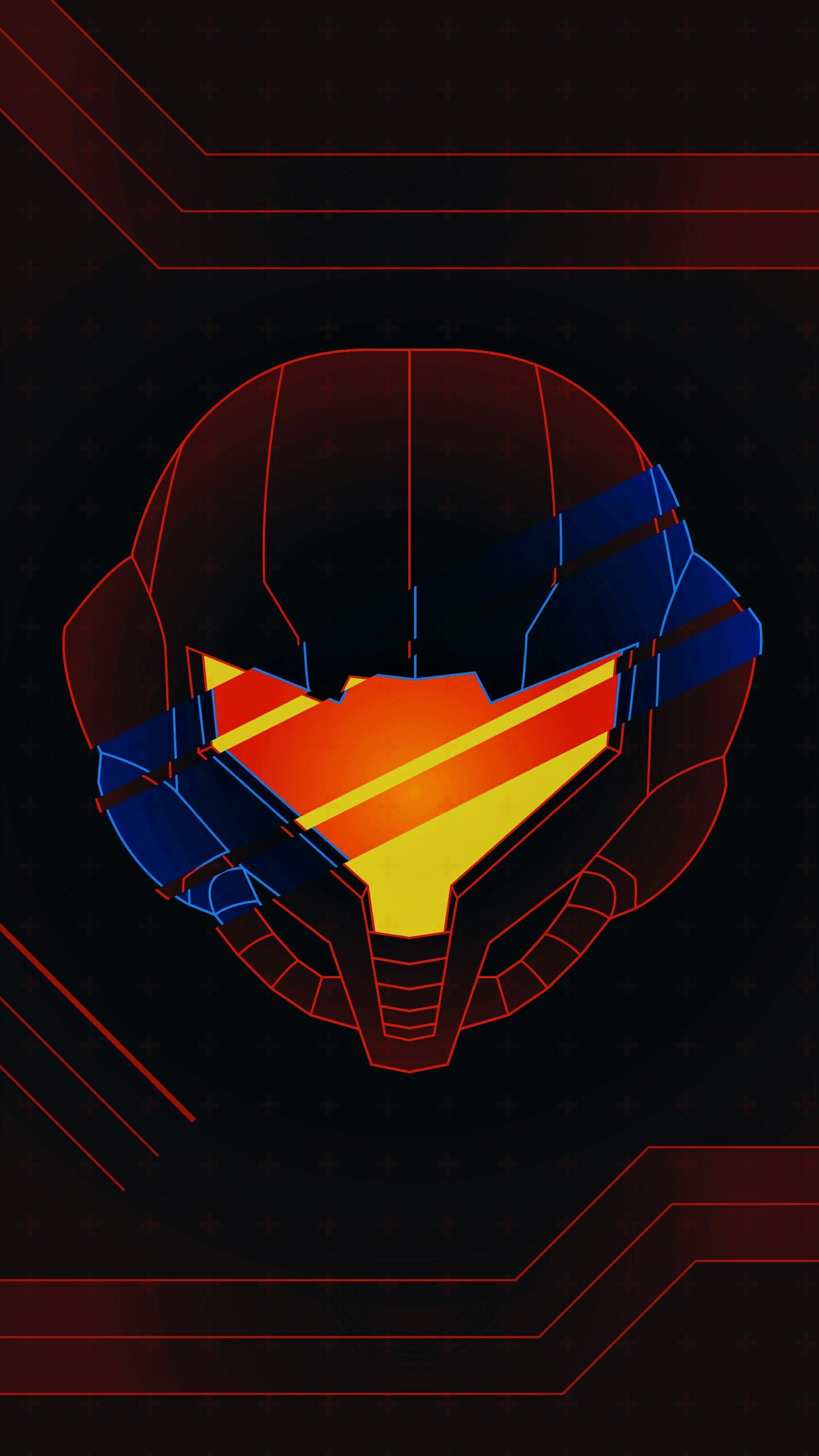 Made A Phone Wallpaper In Illustrator, Thought You - Metroid Phone Background - HD Wallpaper 
