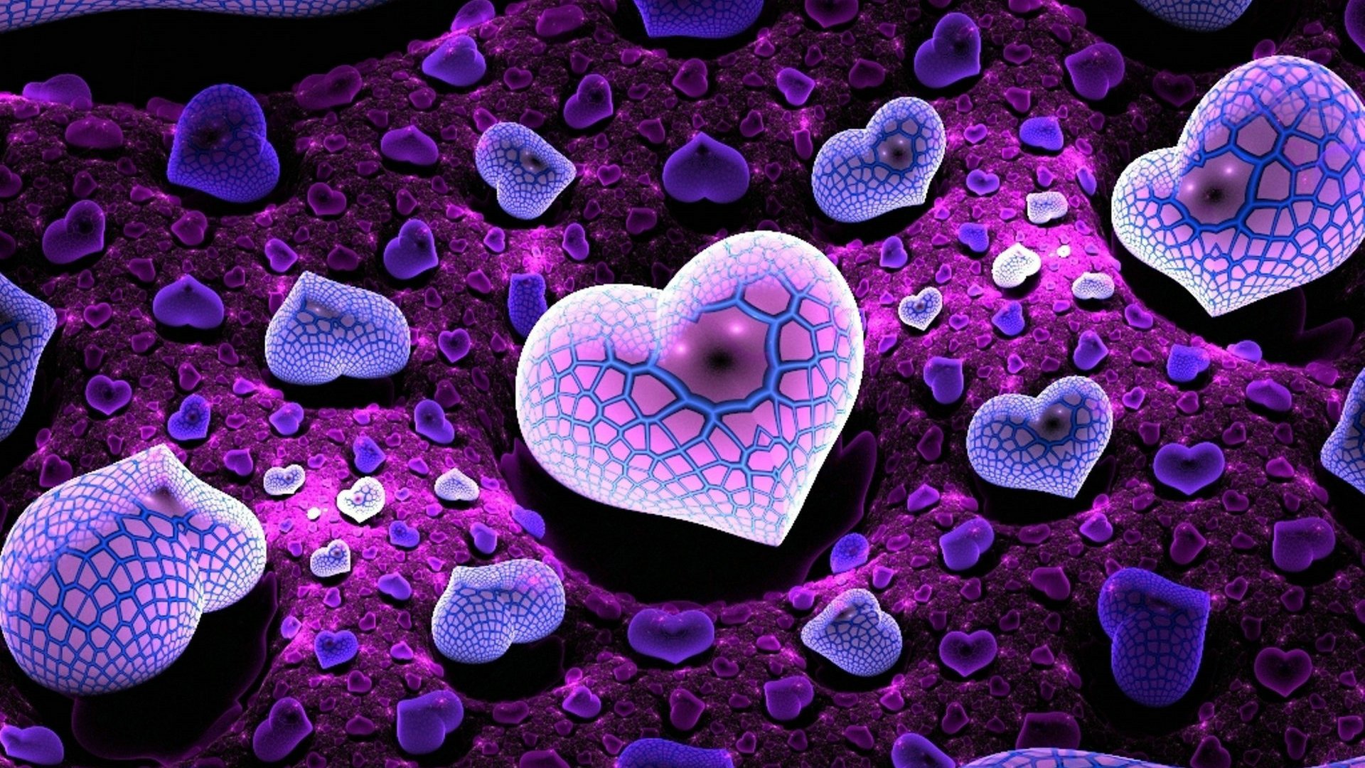 Wallpapers Widescreen Wallpaper Holidays Valentine - Cute Hearts - HD Wallpaper 