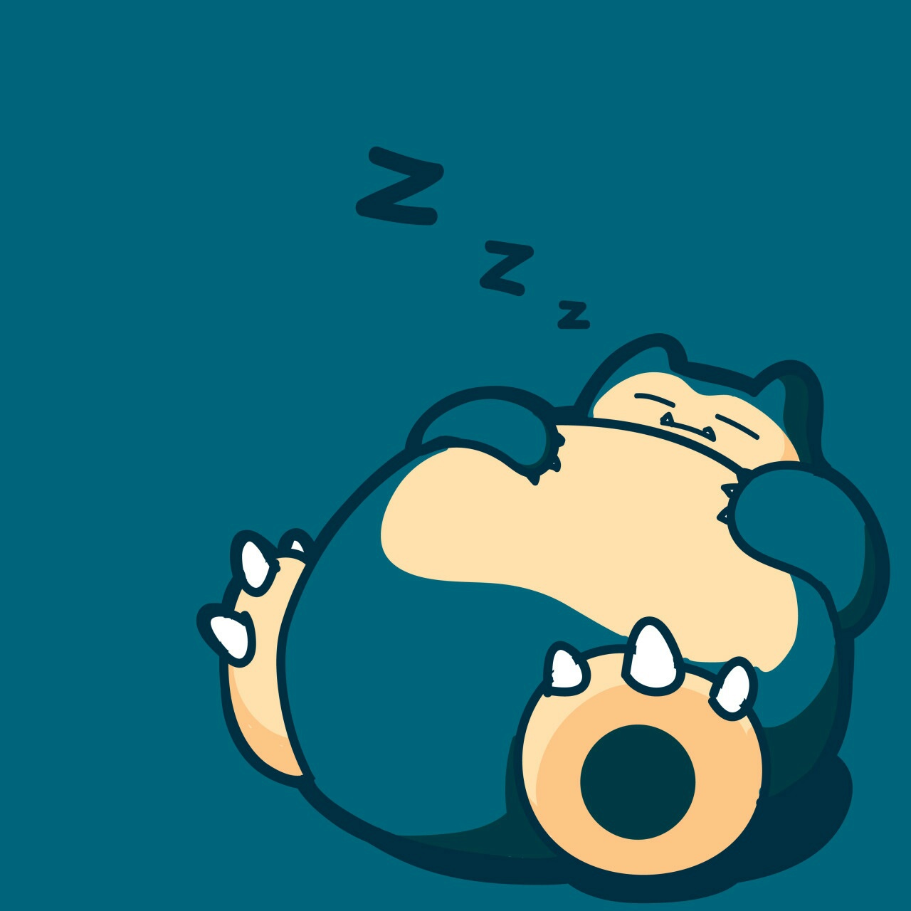 Background Pokemon And Snorlax Image Illustration 1280x1280 Wallpaper Teahub Io