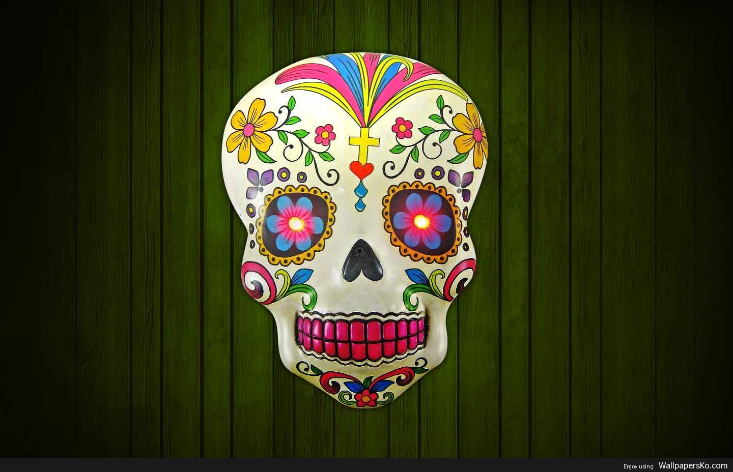 Dia De Los Muertos Wallpaper Free - Day Of The Dead Hd - HD Wallpaper 