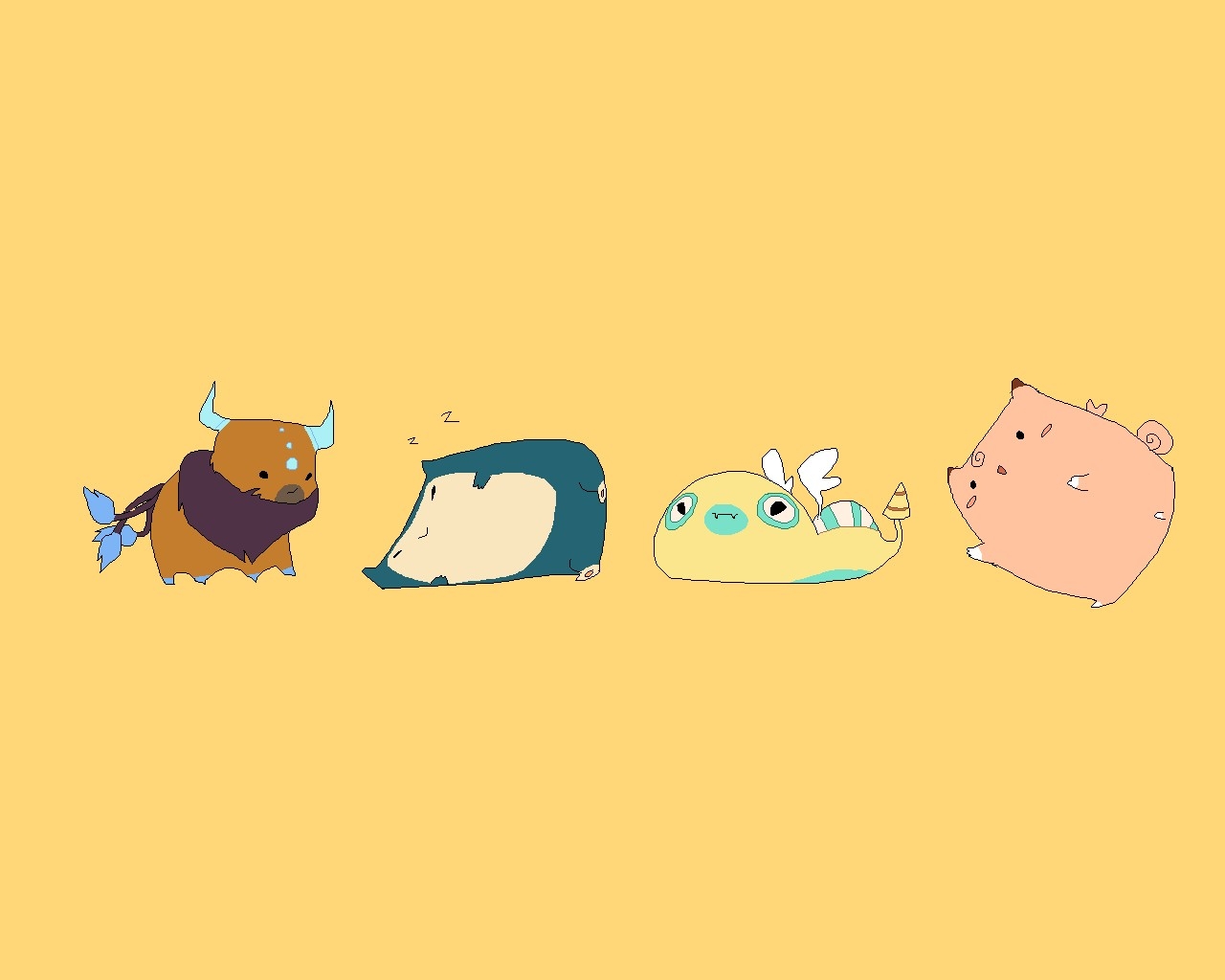 Cute Snorlax Wallpaper Desktop - HD Wallpaper 