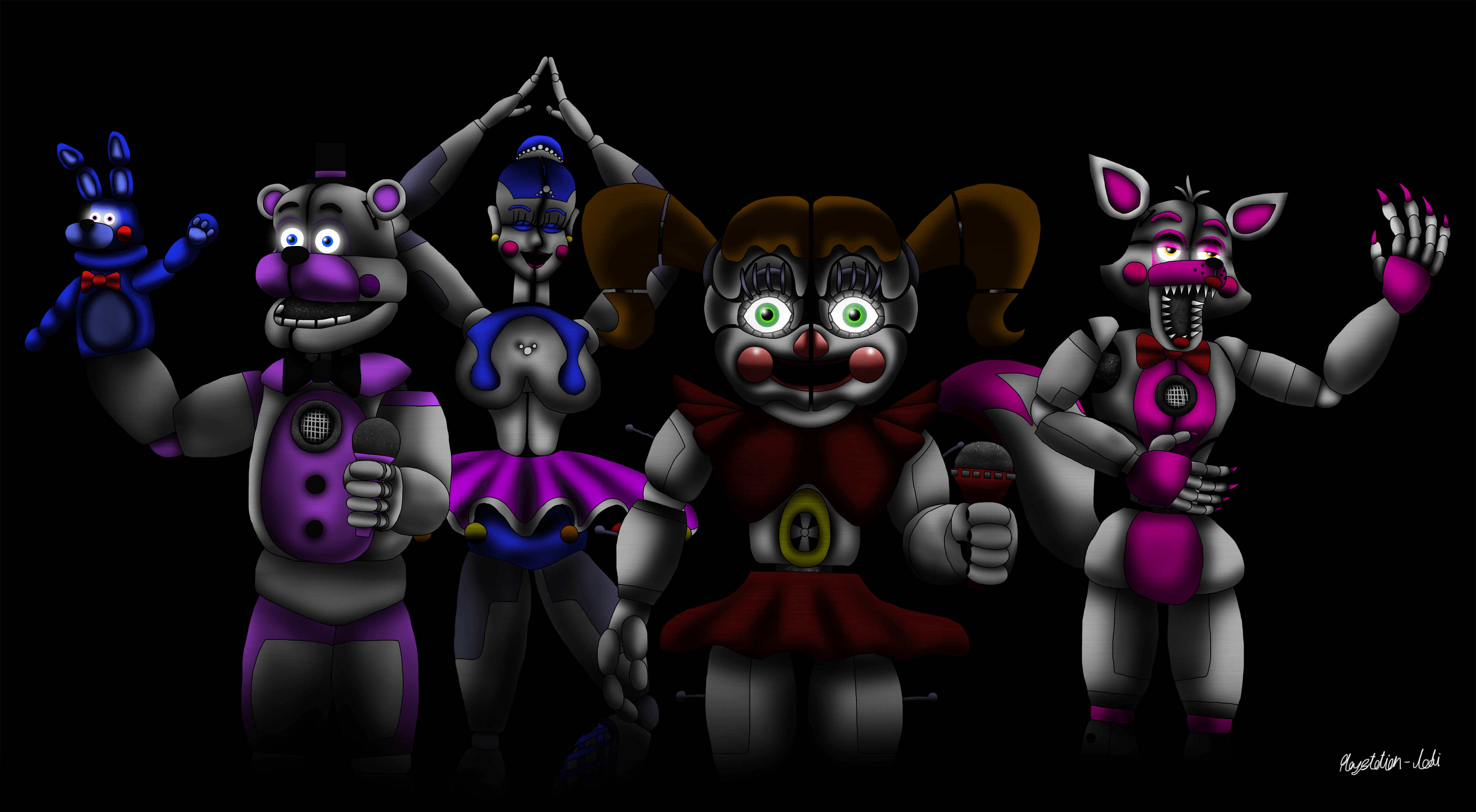 Fnaf Sister Location Backgrounds - HD Wallpaper 