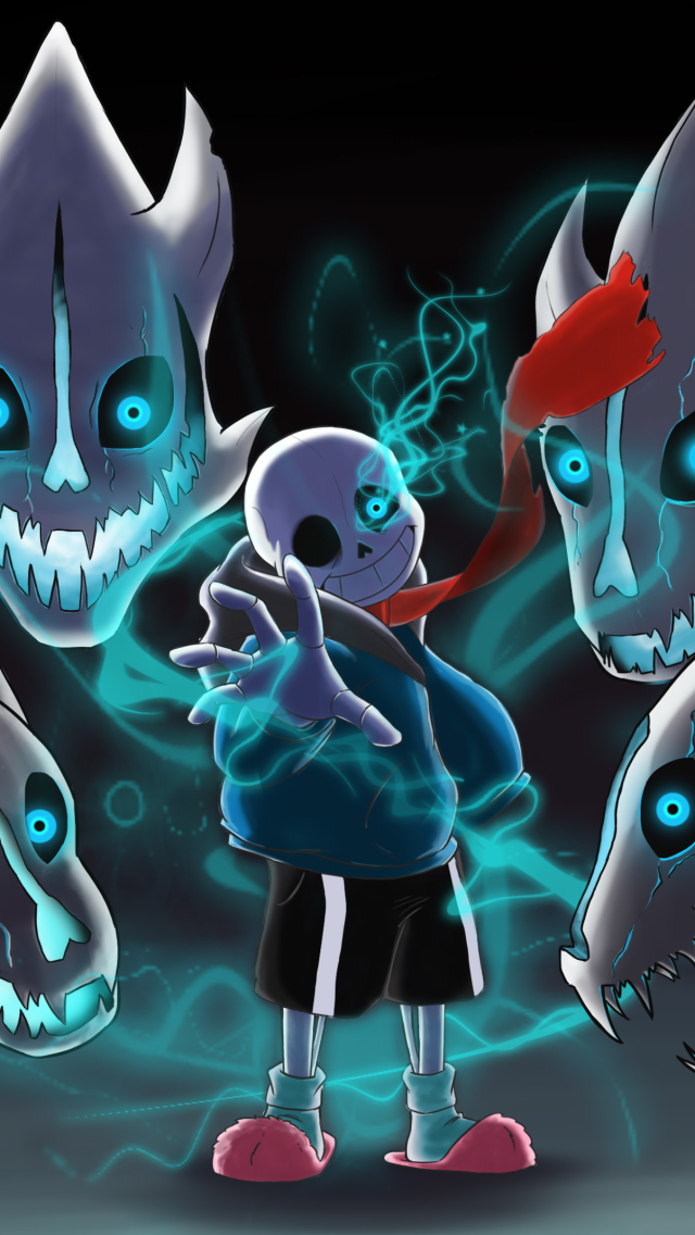 Undertale Sans Wallpaper Phone 640x1136 Wallpaper Teahub Io