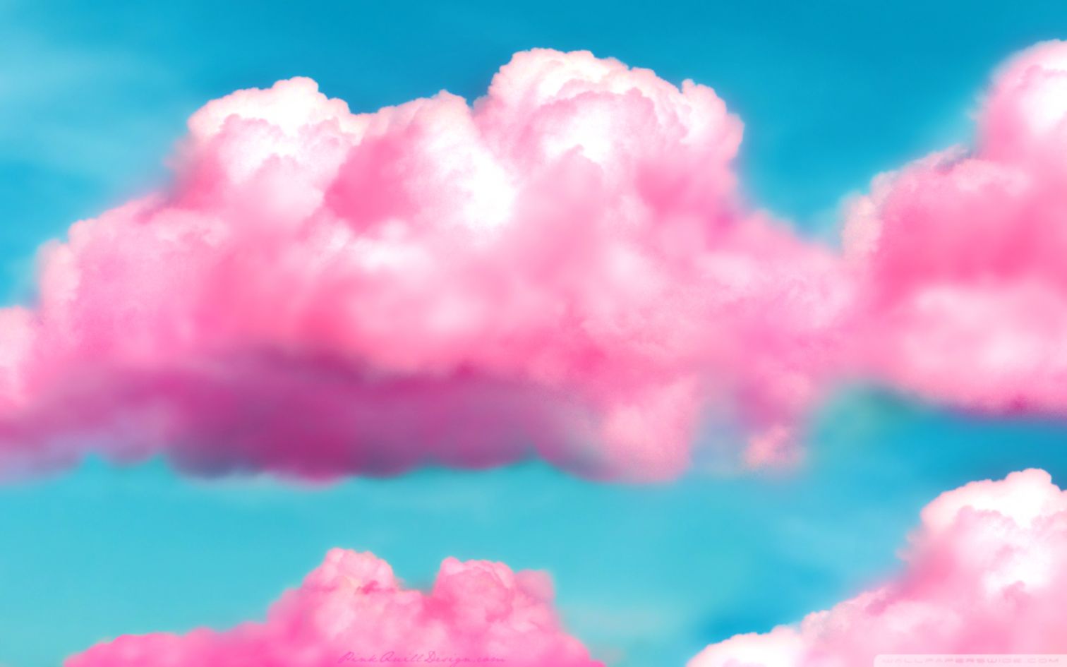 Pink Fluffy Clouds ❤ 4k Hd Desktop Wallpaper For 4k - Pink Cotton Candy Clouds - HD Wallpaper 