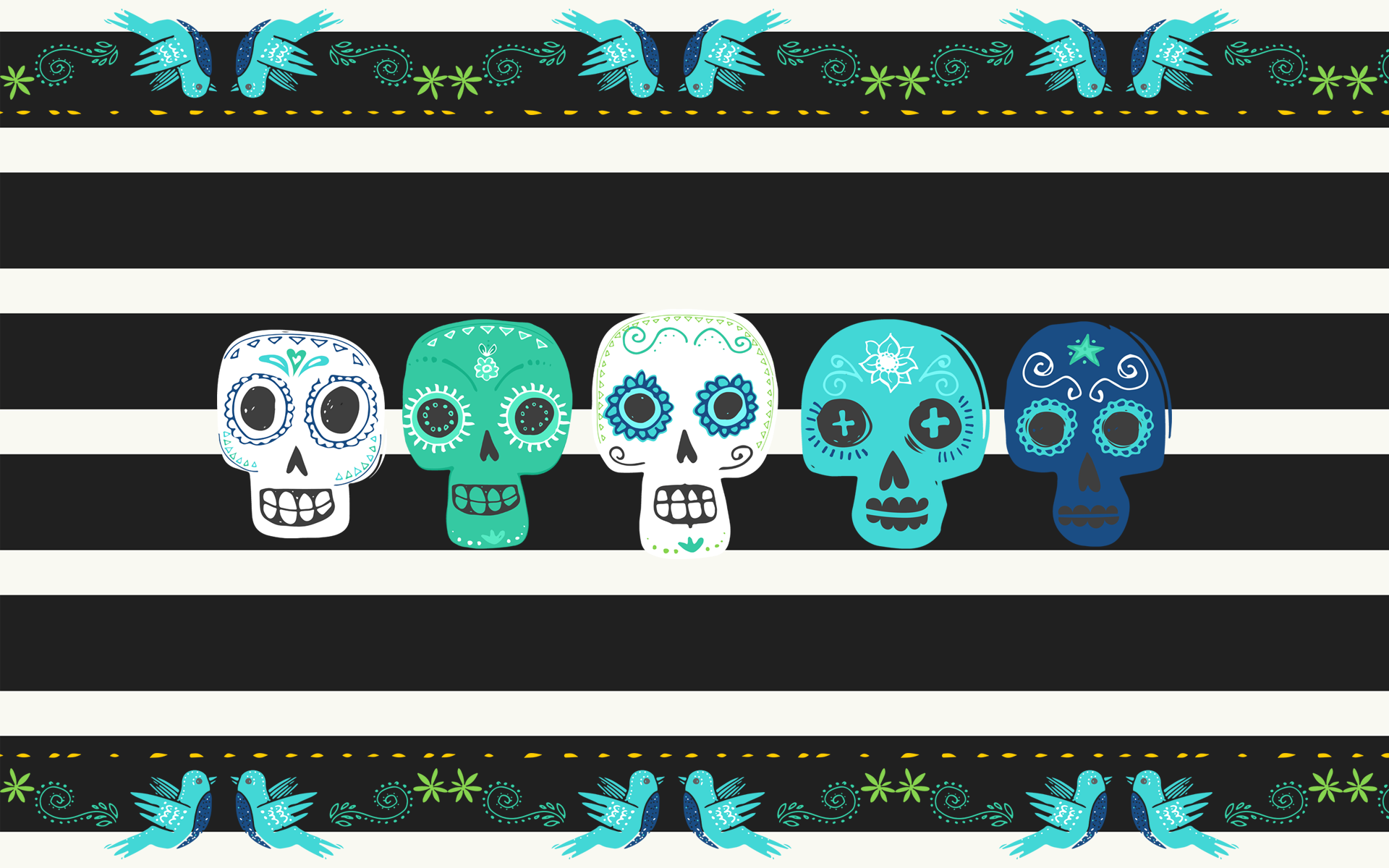 Desktop Day Of The Dead - HD Wallpaper 