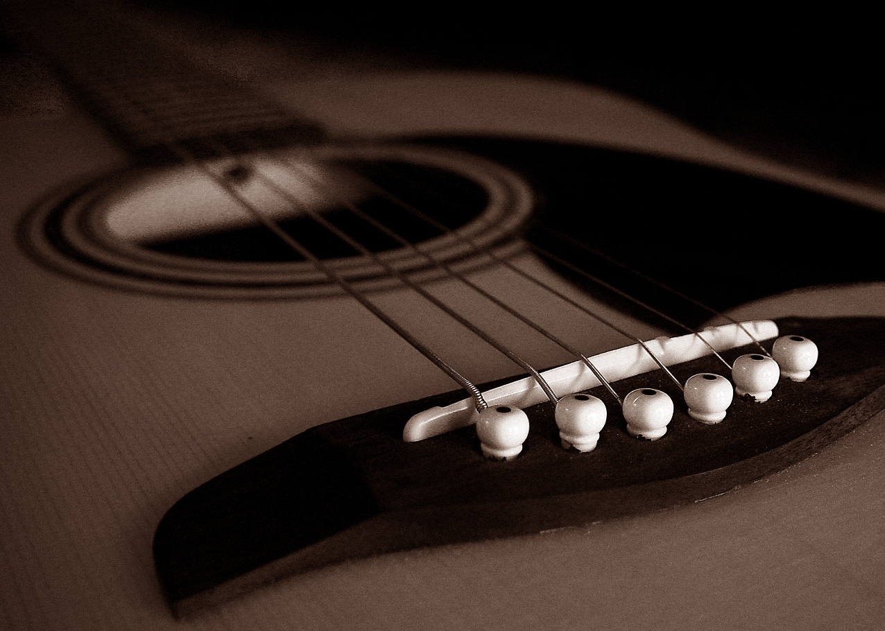 Cool Acoustic Guitar - HD Wallpaper 