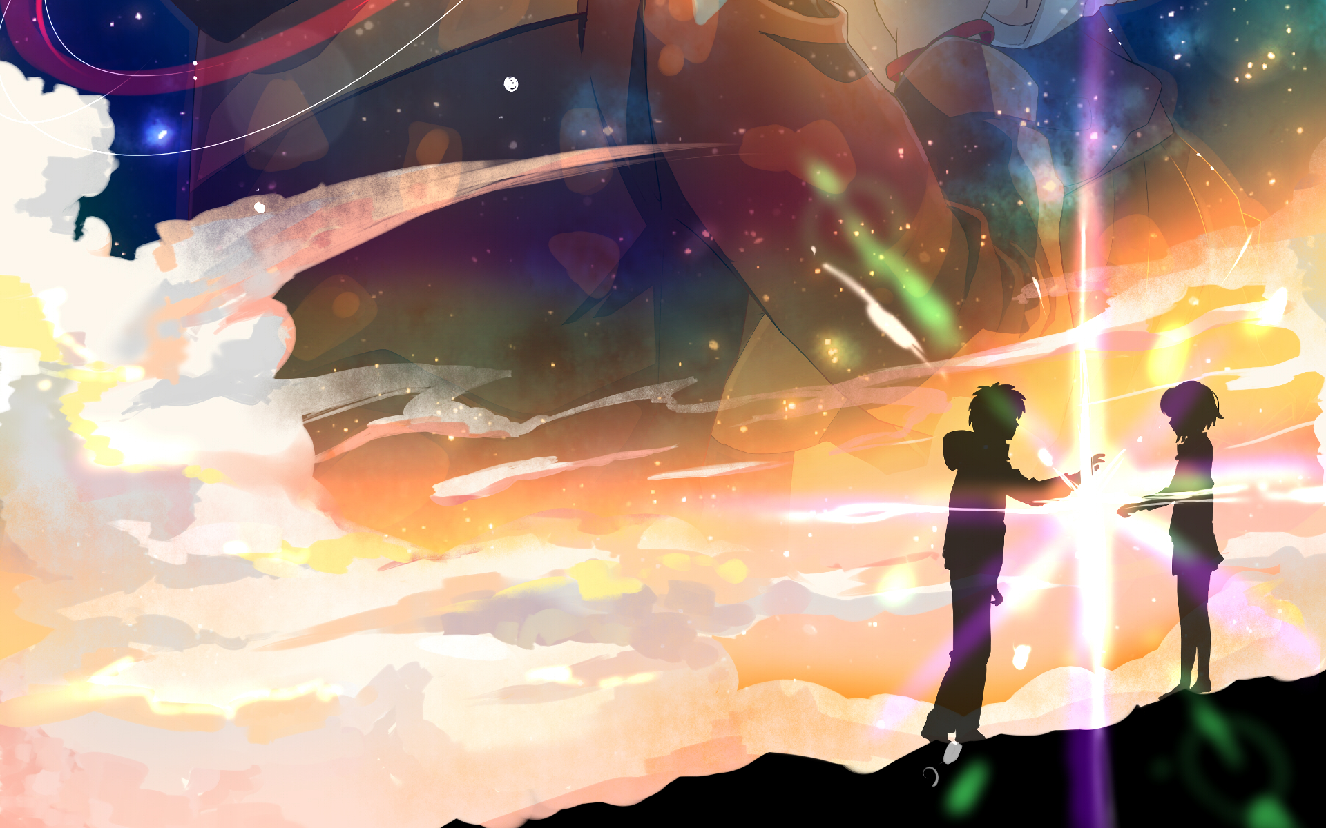 Kimi No Nawa Your Name Collection Wallpapers ⋆ Akapiero - Mitsuha E Taki Love - HD Wallpaper 