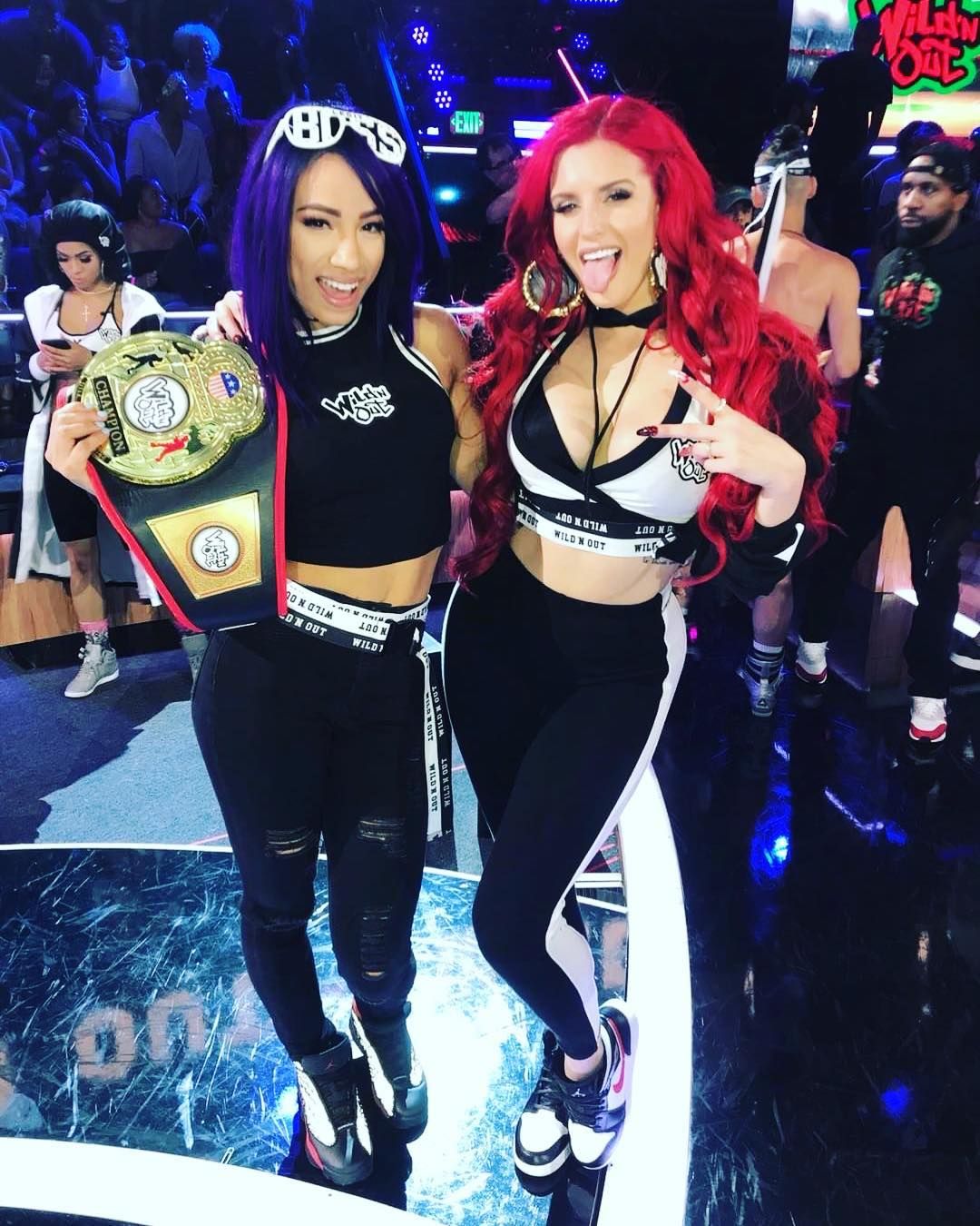 Wild N Out Sasha Banks - HD Wallpaper 