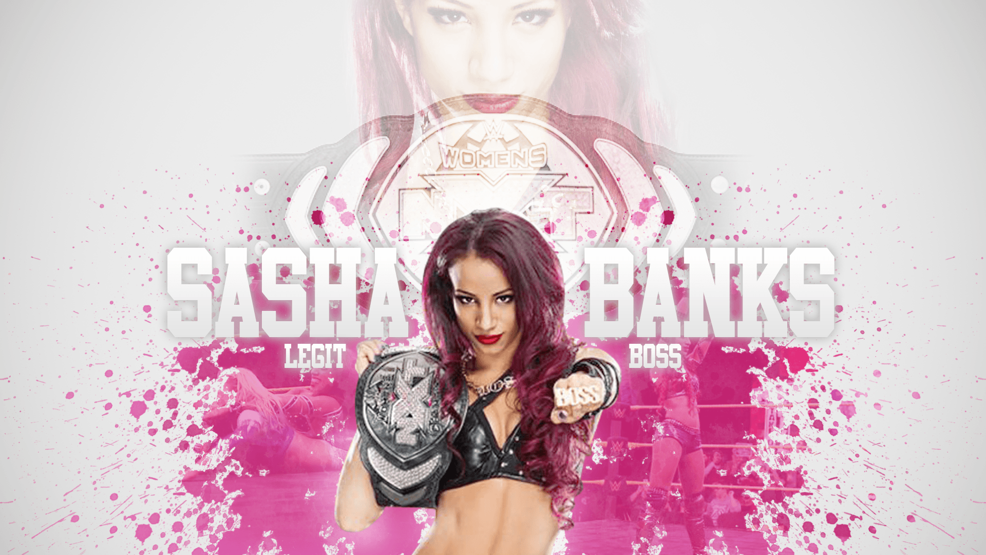 Full Hd Sasha Banks - HD Wallpaper 