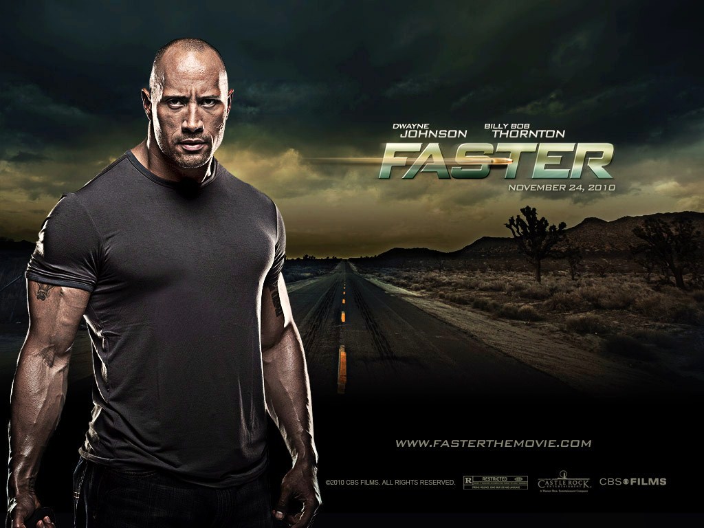 Faster - Dwayne Johnson Faster Poster - HD Wallpaper 