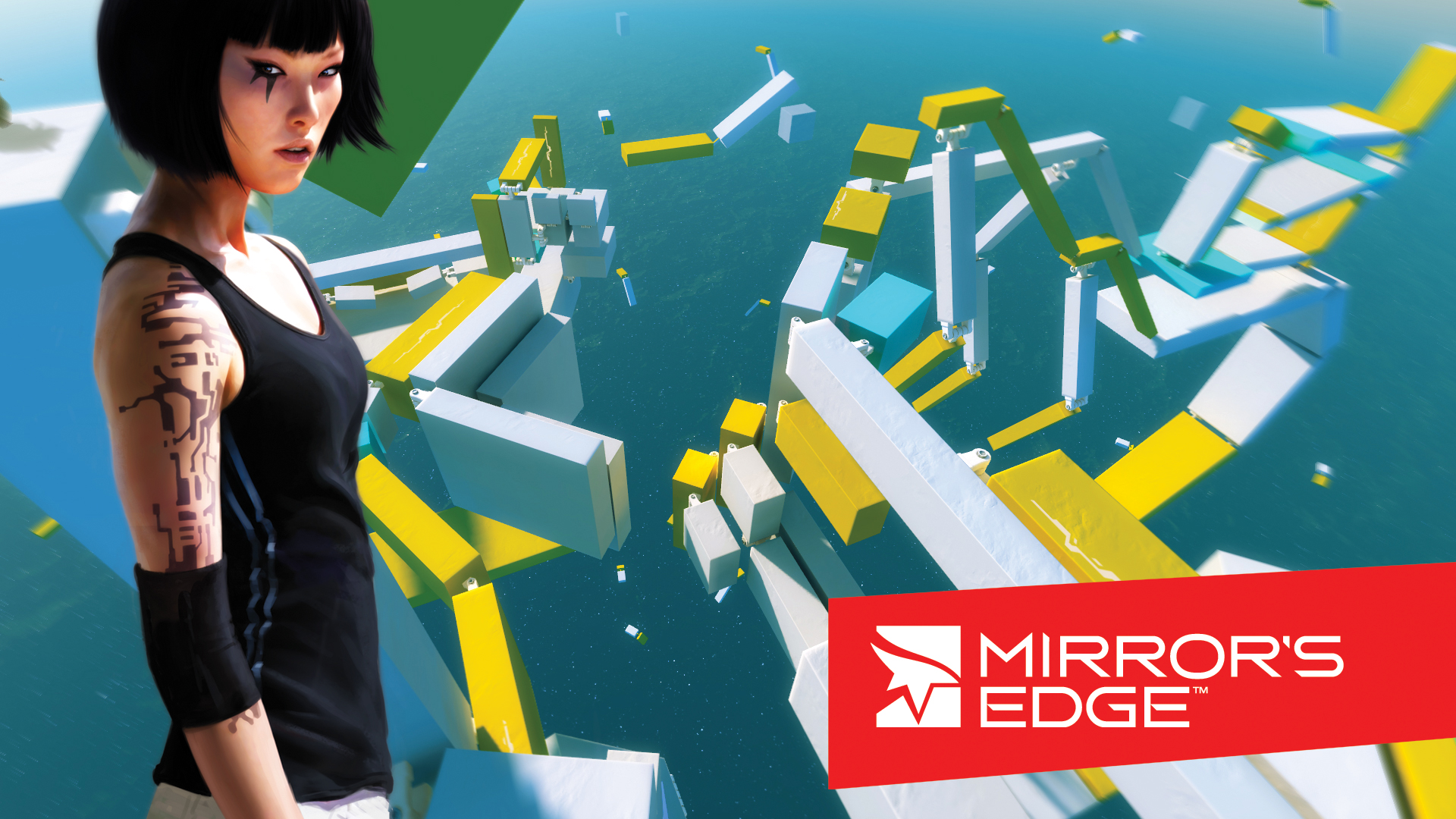 Mirrors Edge Wallpaper - Mirrors Edge Time Trial Map - HD Wallpaper 
