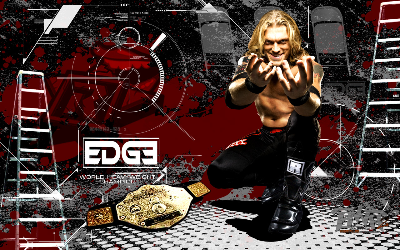Edge-wallpaper - Wwe Edge World Heavyweight Champion - HD Wallpaper 