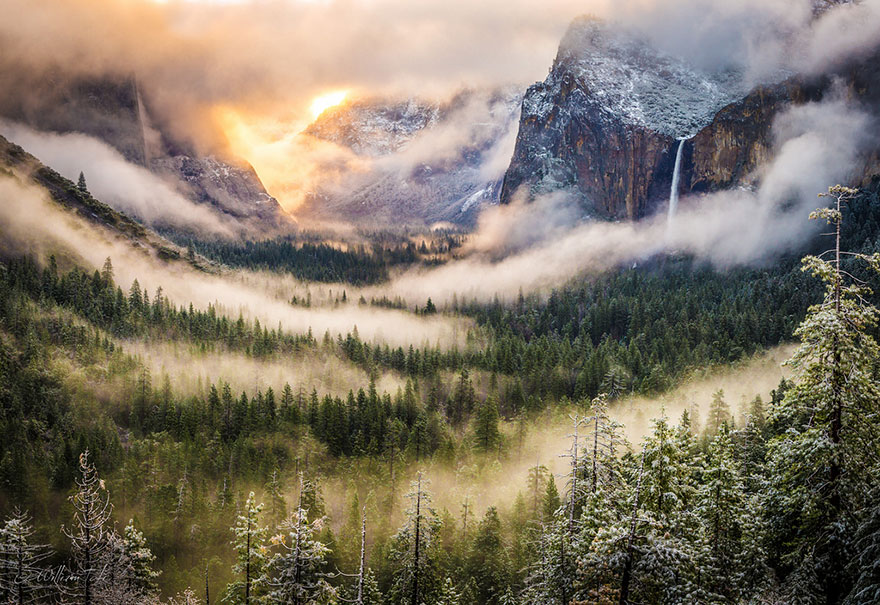 The Most Beautiful Places In The World-11 - Yosemite Storm - HD Wallpaper 