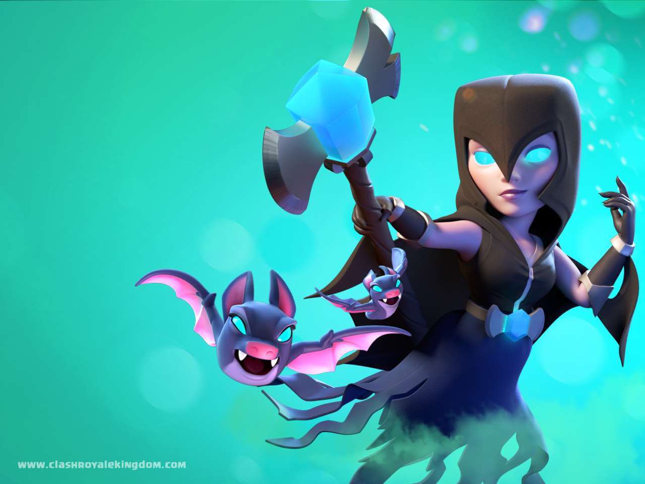 Clash Royale - Clash Royale Night Witch - HD Wallpaper 