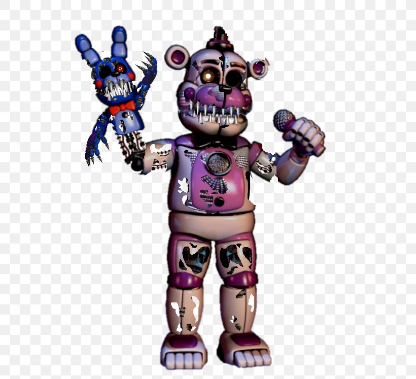 Freddy Fazbear S Pizzeria Simulator Five Nights At - Funtime Freddy No Bonbon - HD Wallpaper 