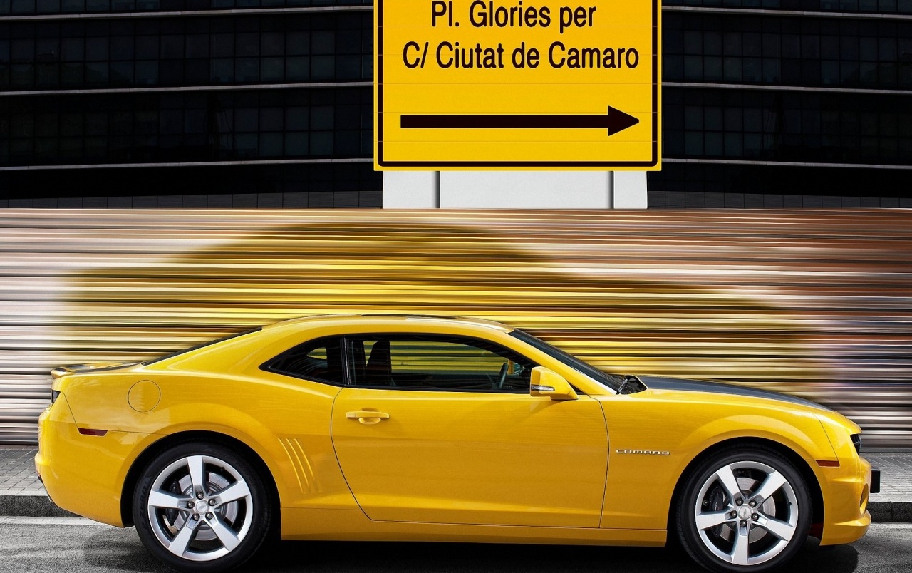 Camaro Amarillo Wallpapers - Chevrolet - HD Wallpaper 