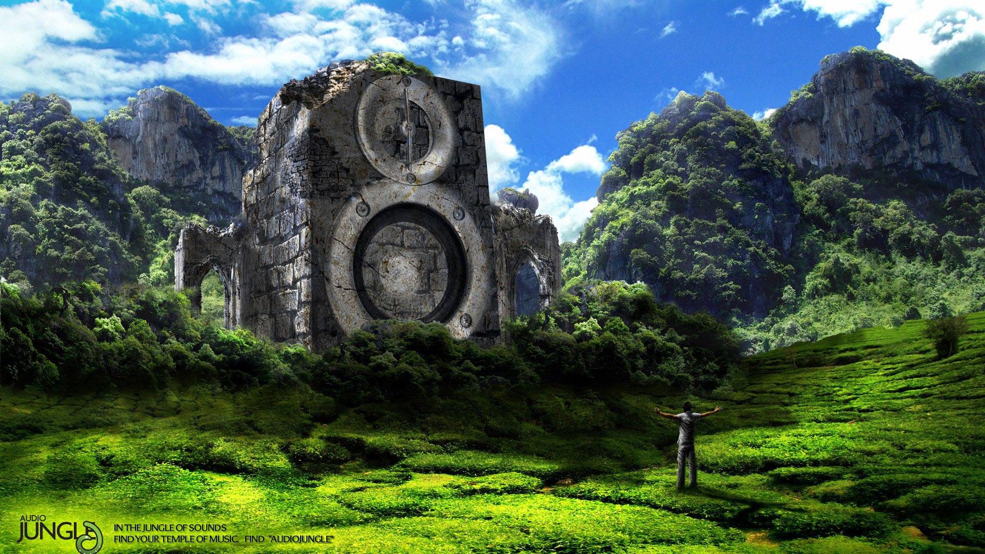 Giant Speaker Hd Wallpaper - Epic Music Wallpapers Hd - HD Wallpaper 