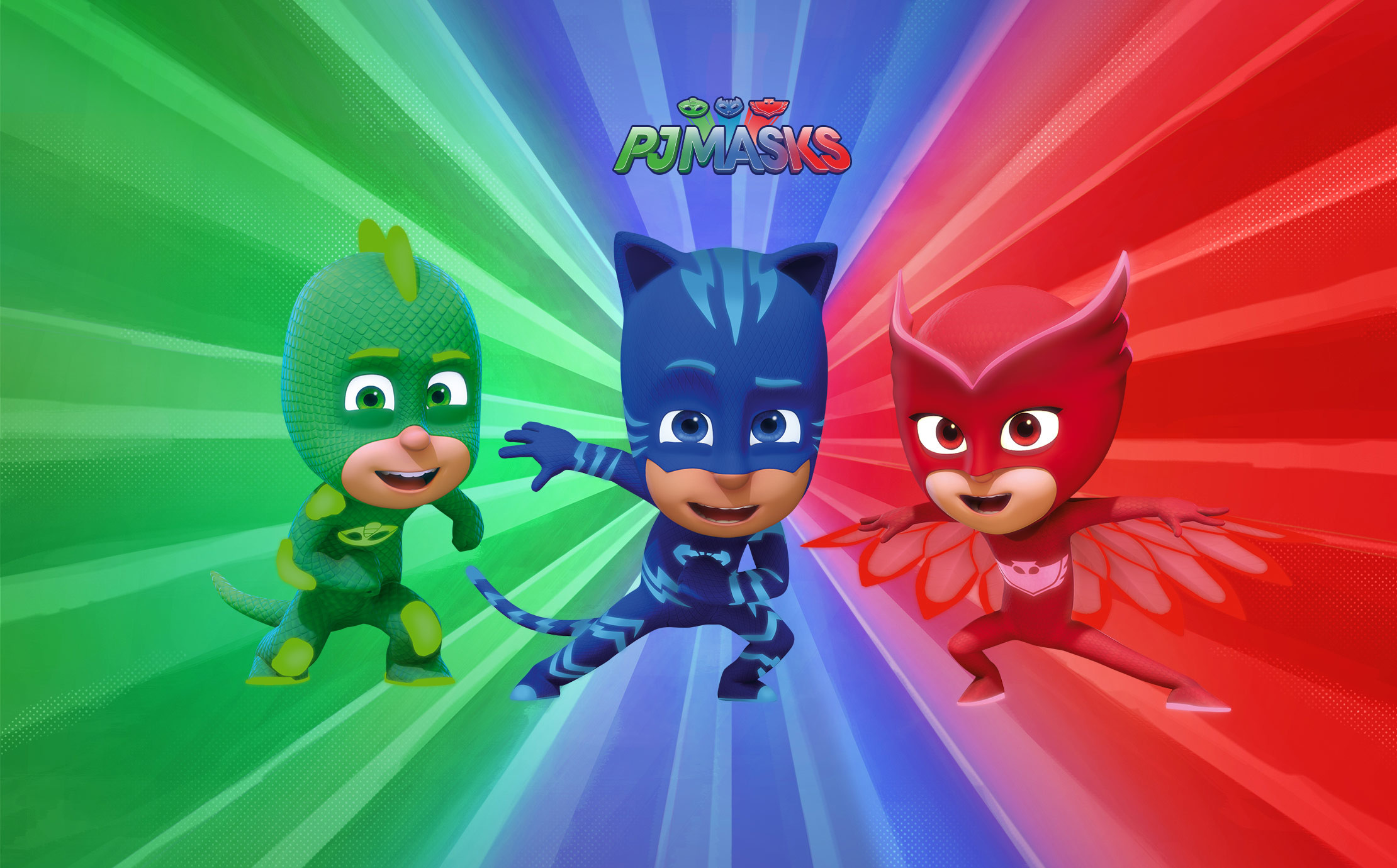 Pj Masks Jumping Adventures - Pj Masks - HD Wallpaper 