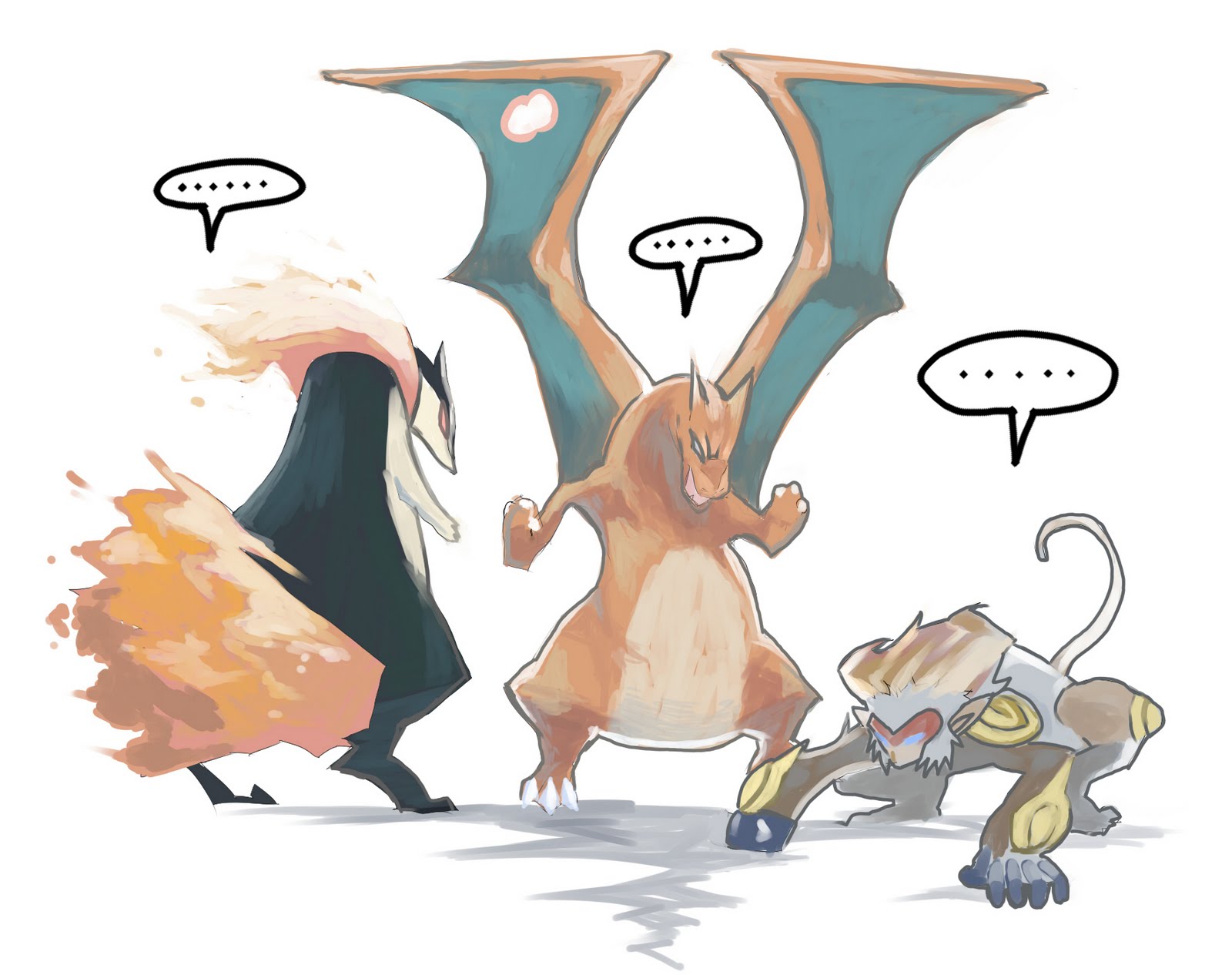Typhlosion Y Charizard - HD Wallpaper 