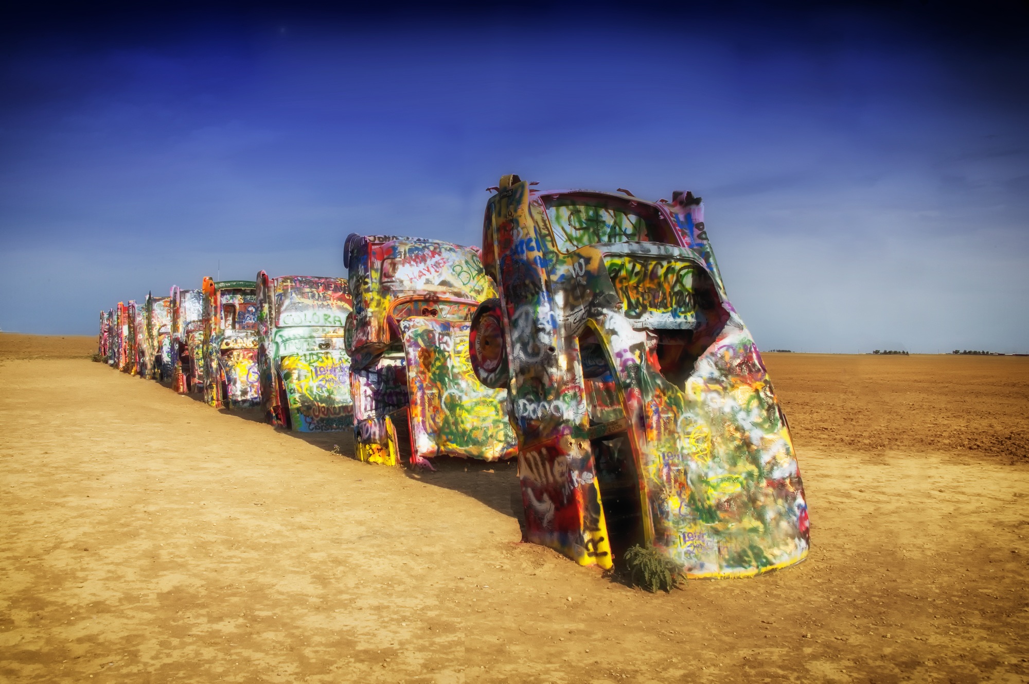 Cadillac Ranch - HD Wallpaper 