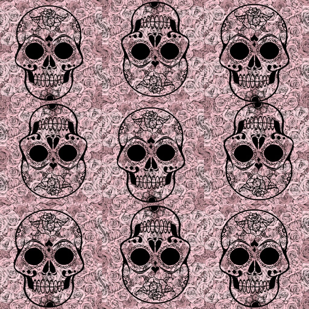 Calaveras, Rosas, And Wallpapers Image - Skull - HD Wallpaper 