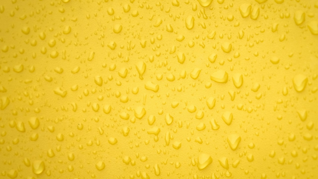 Drops, Surface, Yellow Wallpapers - Water Drop Wallpaper 4k Yellow - HD Wallpaper 