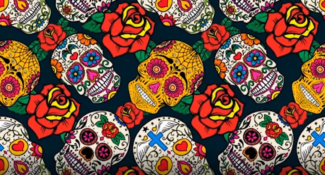 Dia De Los Muertos Halloween Background