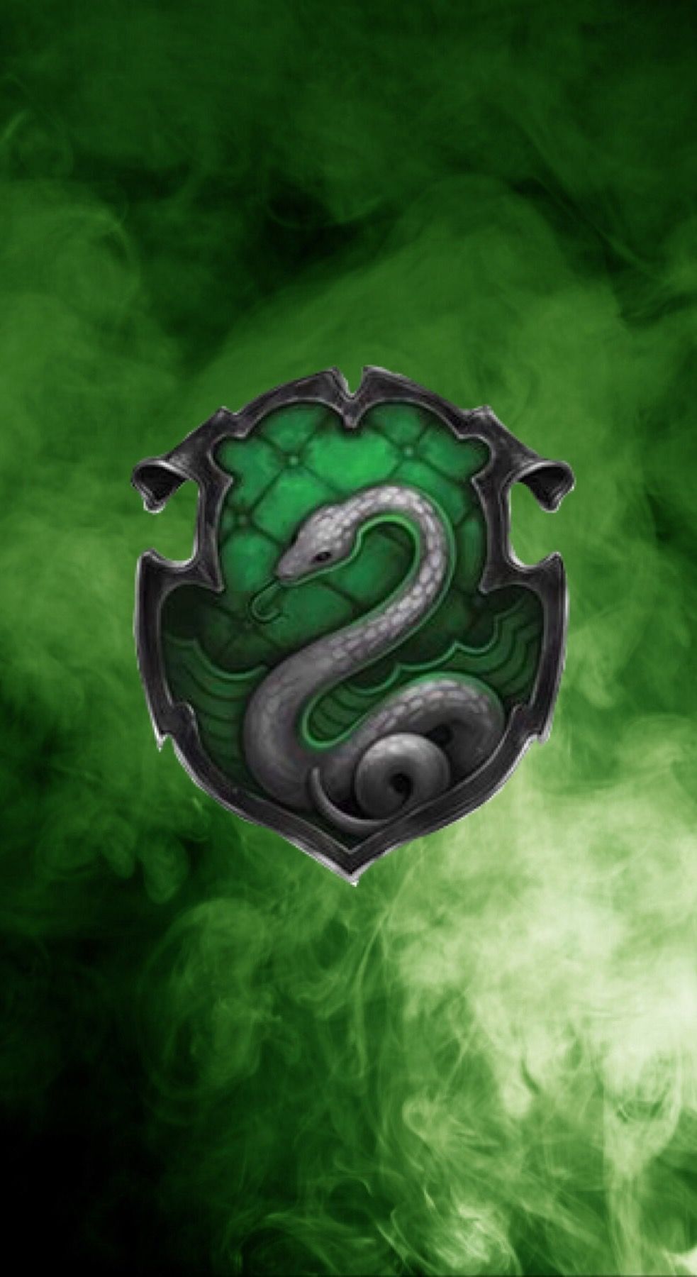 Slytherin Wallpaper Slytherin Backgrounds For Mobile - Slytherin Phone Background - HD Wallpaper 