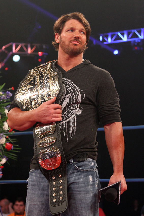 Aj Styles Tna World Champion - HD Wallpaper 