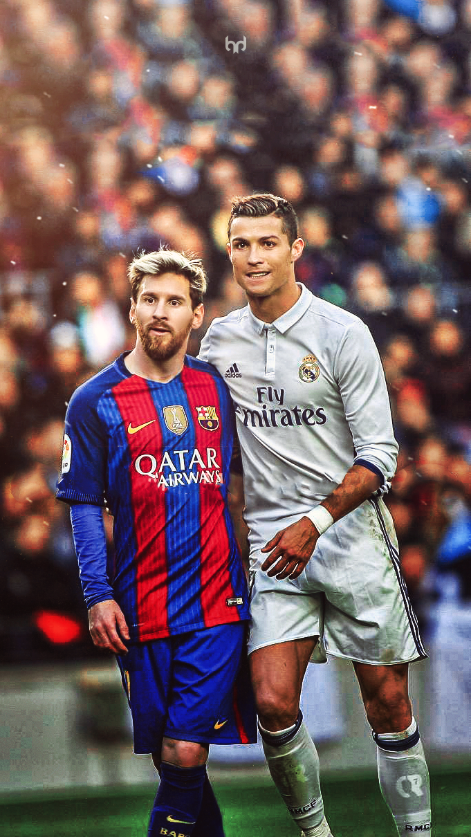 Ronaldo Messi - HD Wallpaper 