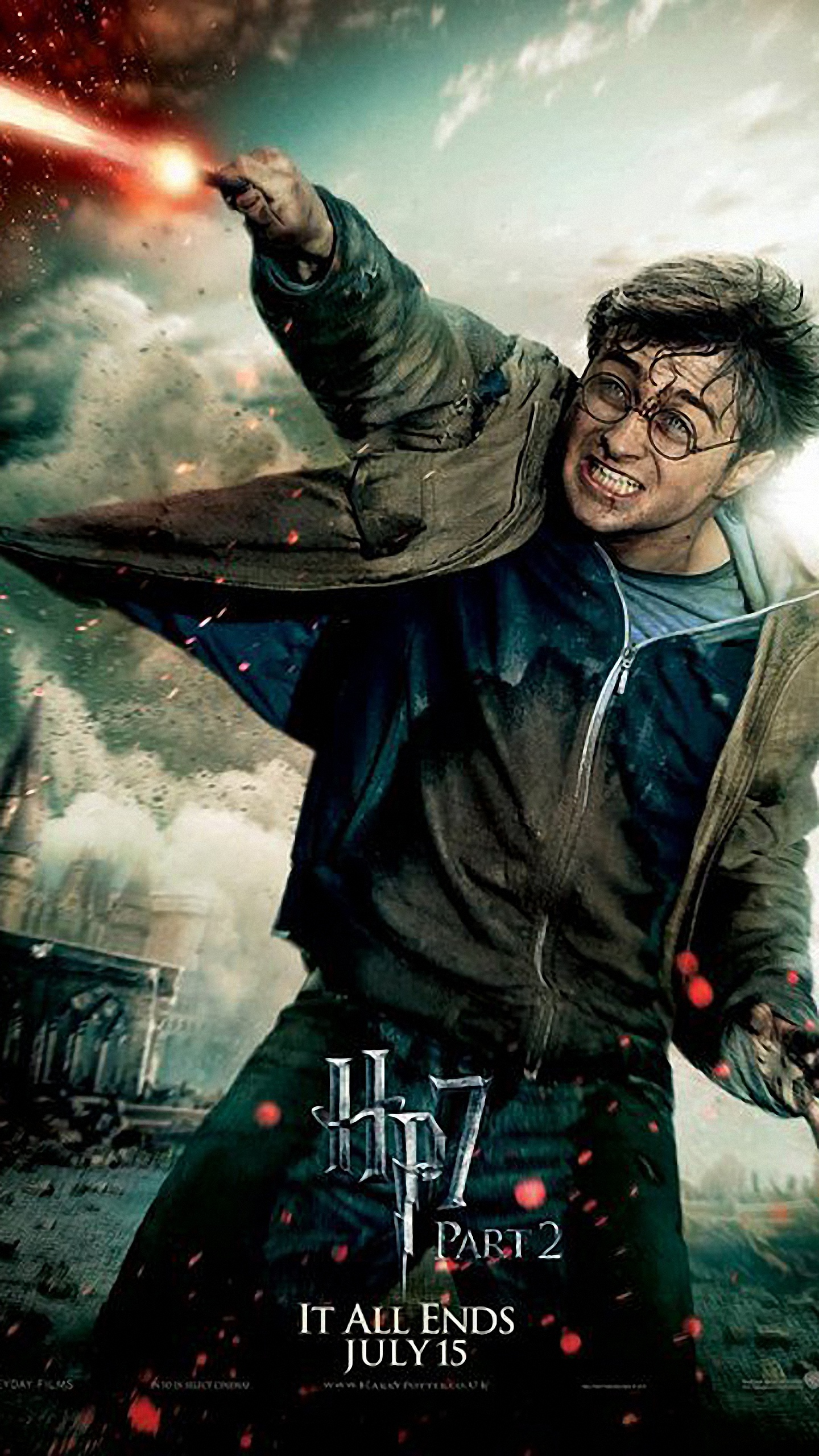 Hd Harry Potter The Deathly Hallows 2 Galaxy Note 4 - Deathly Hallows Part 2 Posters - HD Wallpaper 