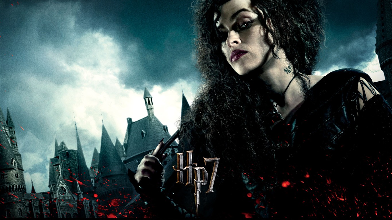 Harry Potter And The Deathly Hallows Hd Movie Wallpaper - Bellatrix Lestrange Wallpaper Hd - HD Wallpaper 