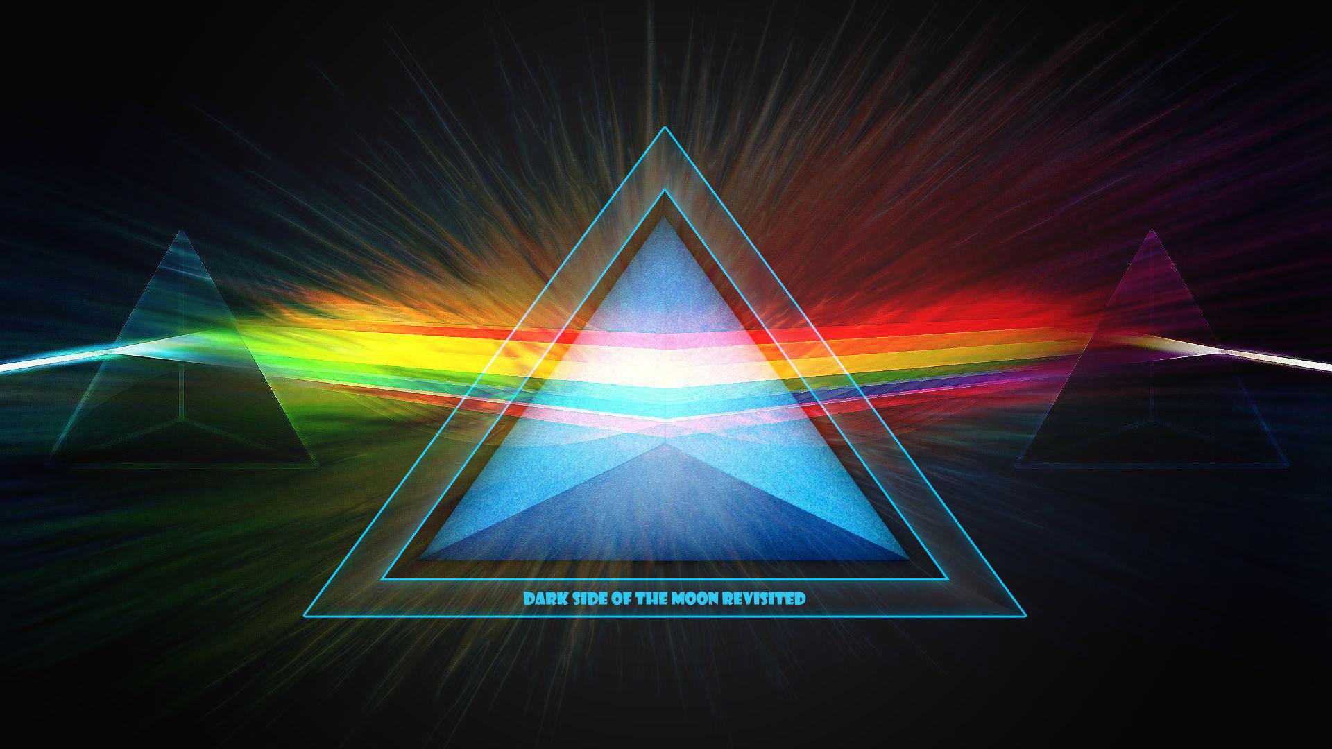Dark Side Of The Moon Colorful - HD Wallpaper 