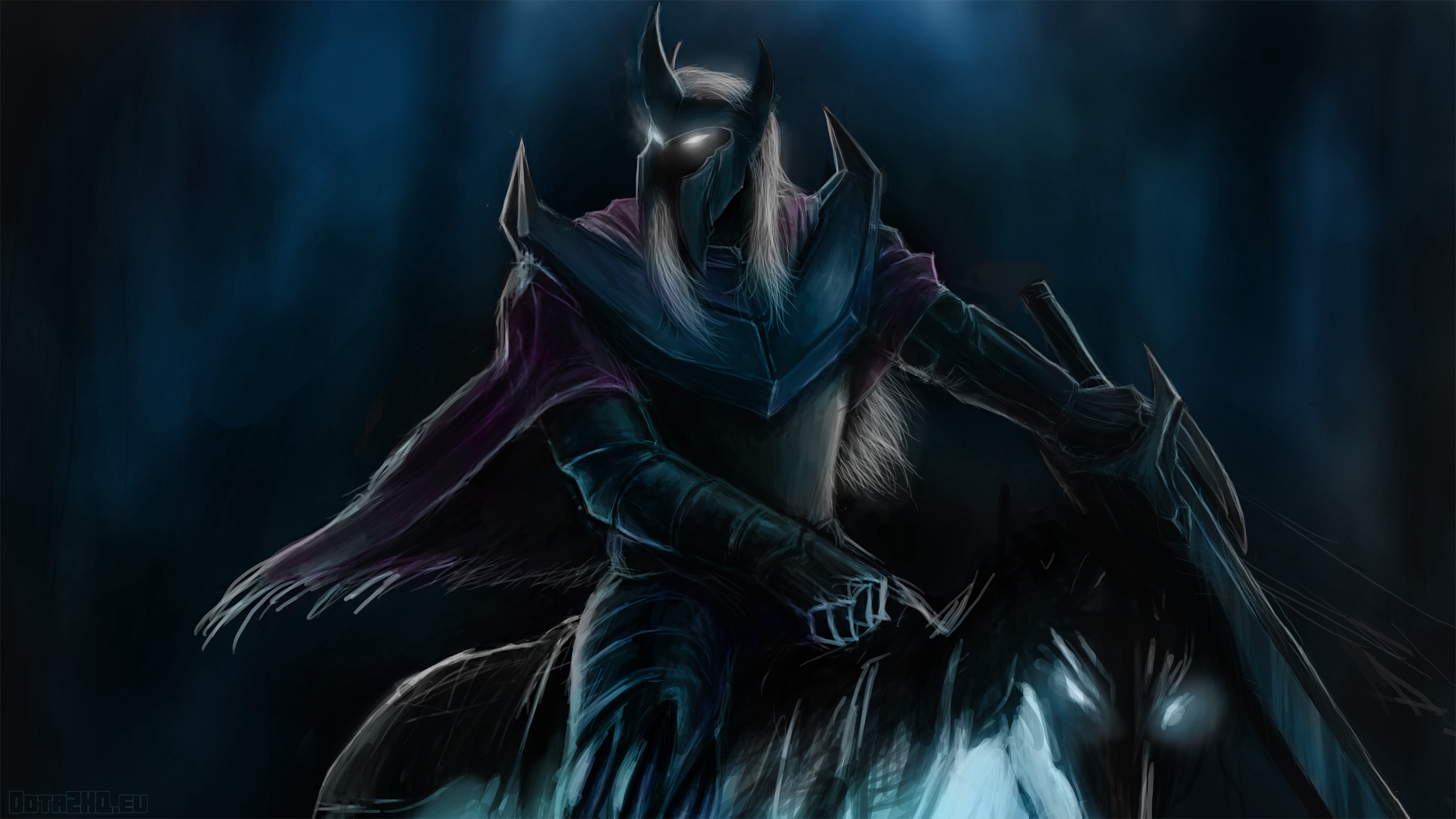 Wallpaper Abaddon, Lord Of Avernus, Dota 2, Art - Iphone Abaddon Dota 2 - HD Wallpaper 